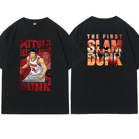 Tide Brand Dunking Master T-shirt för män F20 Black G8 4XL