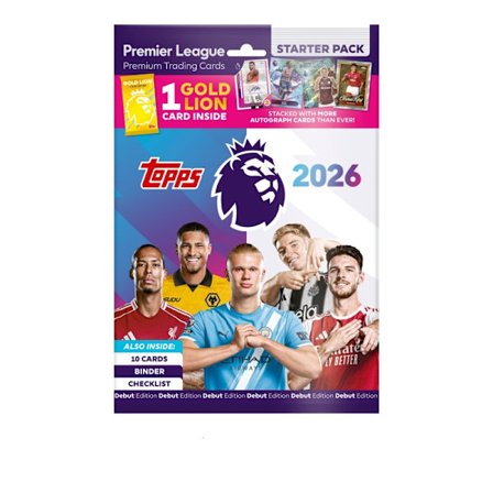 Topps Premier League Fotbollskort Starter Pack