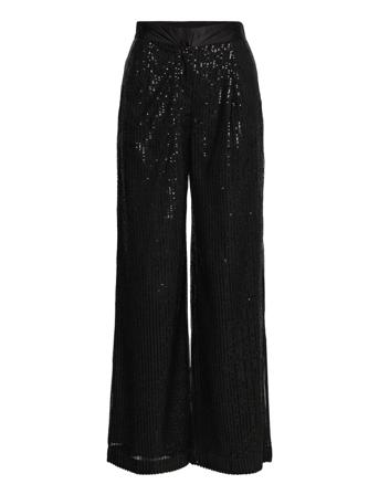 Alindava Sequin Suit Trouser Vida Byxor Svart French Connection