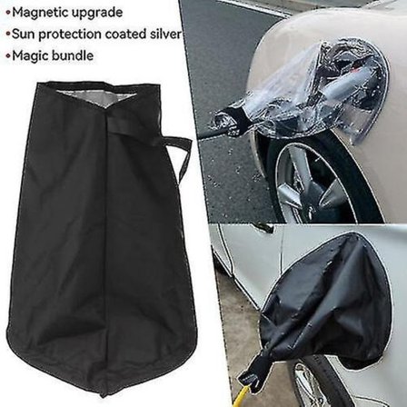 []Regnbeskyttelse for Elbil Lading, Firkantet Utendørs EV Auto Ladeport Beskyttelse 1