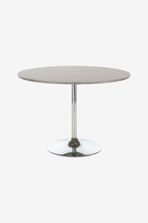 Loft24 - Spisebord Trumpet Ø110 - Grå - Spiseborde - Fra Homeroom