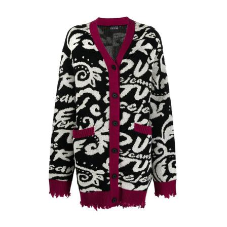 Versace Jeans Couture Cardigans Hvid, Dame