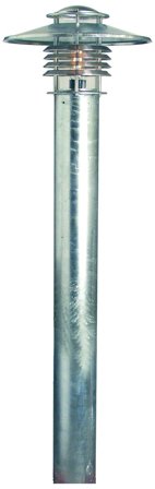 Westal Arnäs Pollare 1250 mm, E27 Galv/Silver, Belysning