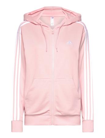 W 3S Ft Fz R Hd Sport Sport Clothing Sport Sweatshirts & Hoodies Sport Hoodies Pink Adidas Sportswear