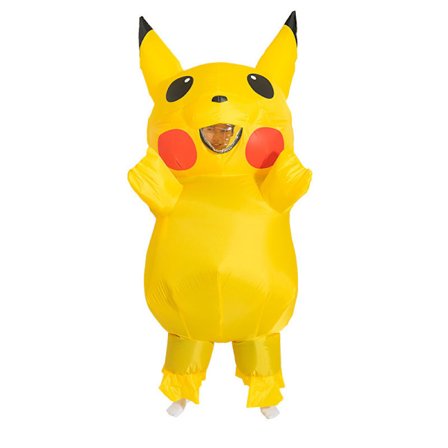 Oppustelig Pikachu Halloween-kostume til voksne [JSR]