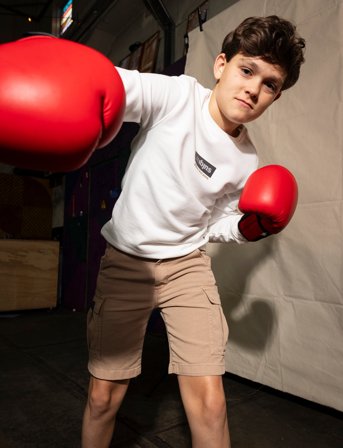 Indian Blue Jeans Cargo Shorts - Beige - 176