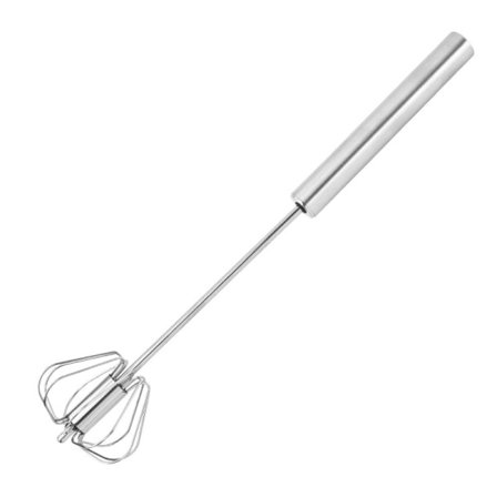Eggvisp i rustfritt stål, manuell visp for egg