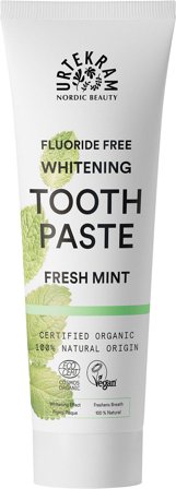Urtekram Whitening Toothpaste Fresh Mint 75 ml, Medicin & Pleje, Mund & Tandpleje, Tandpasta