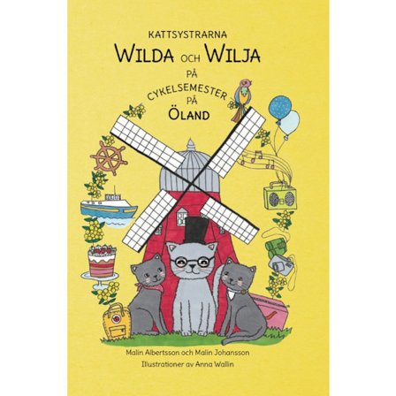 Kattesøstrene Wilda og Wilja på sykkeltur på Öland