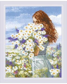 Broderipakke Bilde Kamille Lykke - Riolis