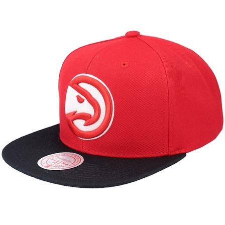 Mitchell & Ness - NBA Červená snapback Kšiltovka - Atlanta Hawks Team 2 Tone 2.0 Red/Black Snapback @ Hatstore