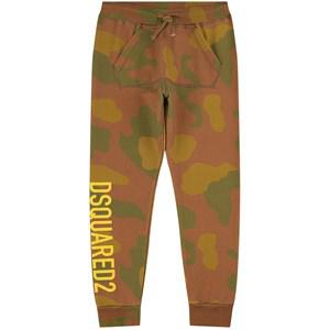 Kids - Dsquared2 Khaki Camo Sweatpants 10 Years - Bottoms - 10 years - Green - Junge