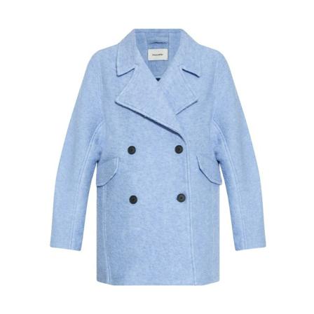 Holzweiler Coats Blå, Dame Uldfrakker, Størrelse: XS