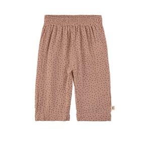 Buddy & Hope GOTS Dotted Trousers Mauve Dots - Bottoms - 86/92 cm - Pink