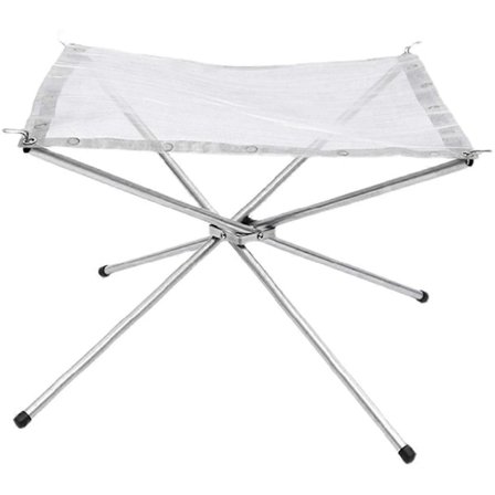 Bærbar utendørs bålplass, oppgradert campingbålplass, sammenleggbare nettingbålplasser for camping, leirbål m