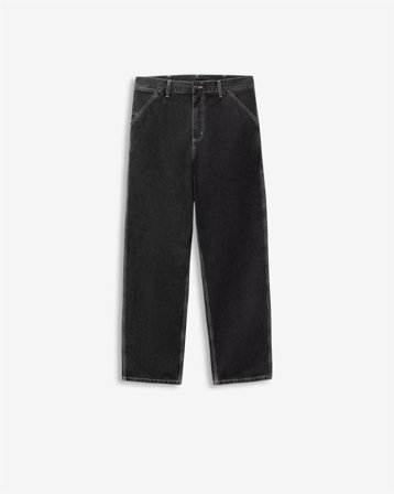 SIMPLE PANT - BLACK STONE WASHED 29