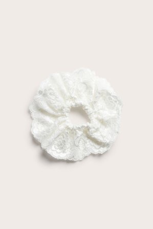 Kappahl | Scrunchie i blonder Offwhite ONE SIZE | Offwhite