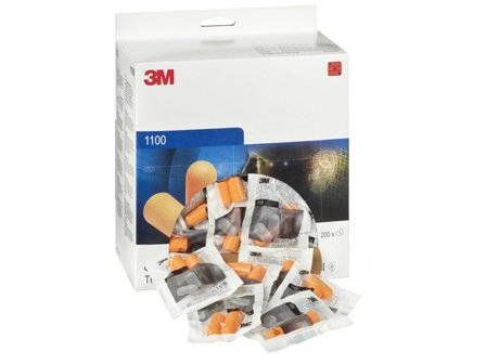 3M Öronproppar 1100 200 par - Lyreco - Skyddsutrustning - Hörselskydd - Öronproppar