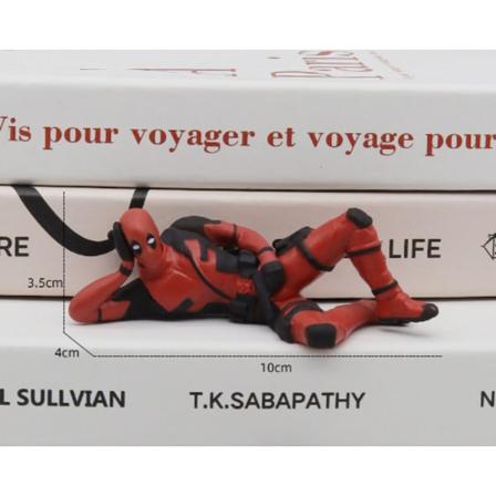 1 stk Deadpool Funky-modell: Omfavn ånden til en rampete superhelt, håndlaget, superheltdekorasjon, sovestilling Style02
