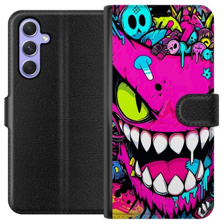 Kompatibelt Plånboksfodral till Samsung Samsung Galaxy A54 Monster