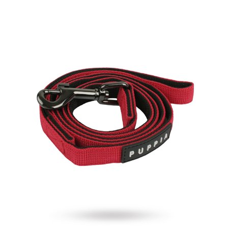 Puppia - TWO-TONE Red - Hundekobbel - Tekstilkobbel, Rullekobbel, Kjørestrikk, Lærkobbel & Øvrige hundekobbel på Doggie.no