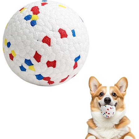 Hundebolde, Holdbart tyggelegetøj til aggressive tyggere, interaktivt apporteringslegetøj der flyder, tennisboldalternativ til store, mellemstore &