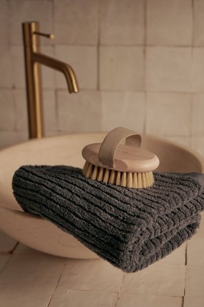 Pure - Handduk Supersoft 50x70 cm - Grå - Handdukar - 50X70 - Från Homeroom