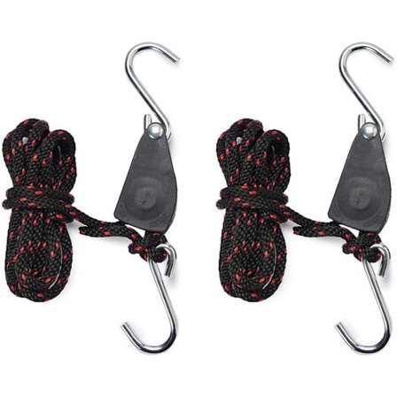 Kiristysliinat 1/4 tuuman köysikiristin kasvivalolle 2 kpl Ad, ZQKLA