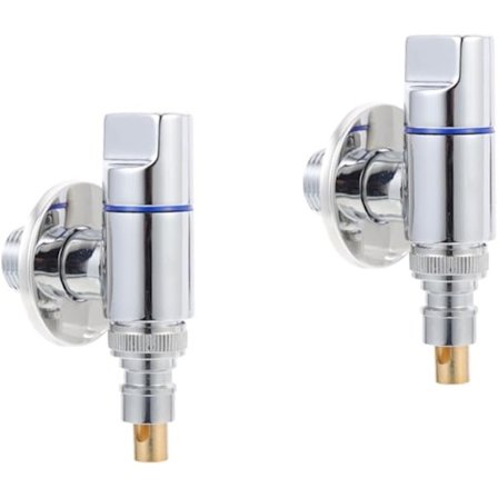 2 stk vaskemaskin kran manuell vaskemaskin vaskemaskin mini toalett tilbehør vannspyd bad tilbehør vinkelstoppventiler 10CM