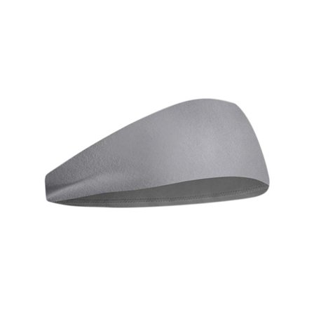 Unisex sports pandebånd til voksne, fugttransporterende og egnet til løb, cykling og fodbold, lysegrå