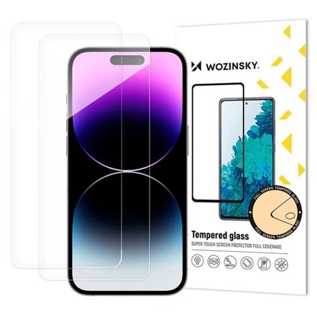 Wozinsky Härdat Skärmskydd till iPhone 17 Pro Max / 16 Pro Max 2-pack