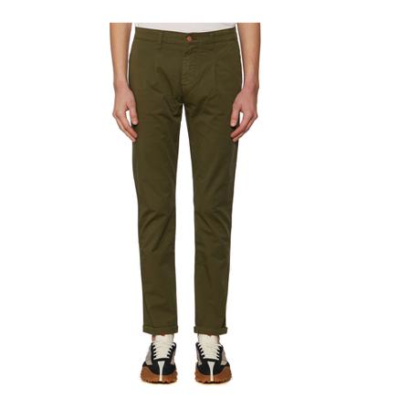 Daniele Alessandrini, Chino trousers Groen, Heren, Maat:W34