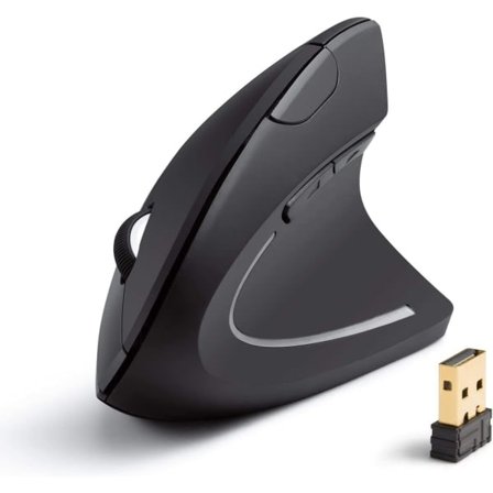 Trådlös USB-mus - ergonomisk mus, skyddande störning från justerbar karpaltunnel 800/1200