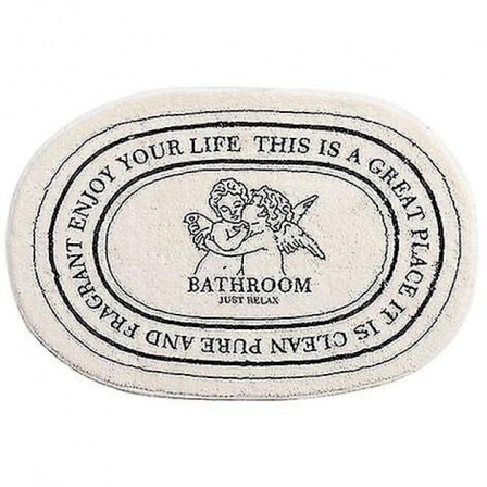 Antislip Bademåtte Oval Badeværelsesmåtte Antislip Hurtigtørrende Køkkenmåtte