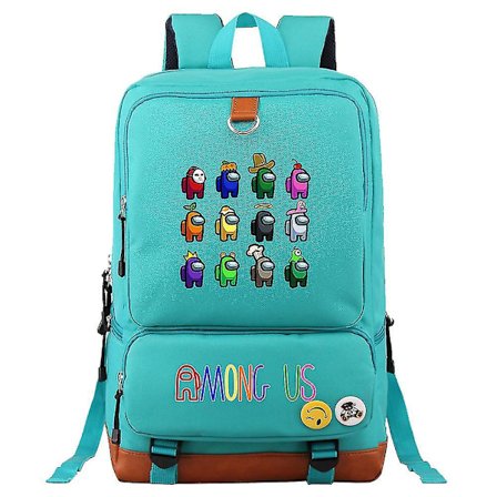 Among Us Ungdom Student Skolväska Stor Kapacitet Ryggsäck 71