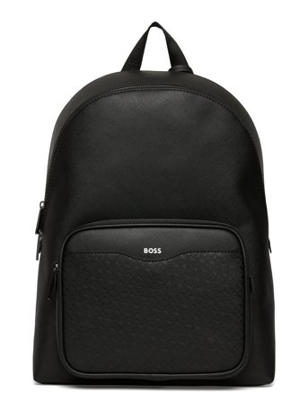 Zair M_S Backpack Black BOSS