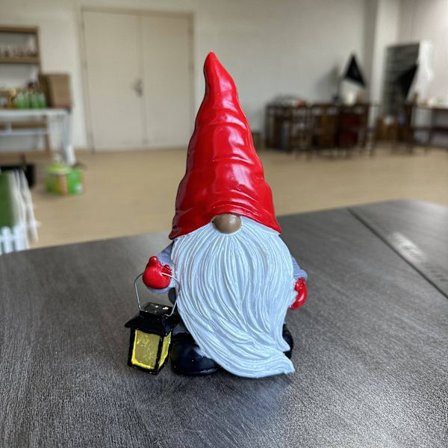 Joulu Punainen Kääpiölyhty Tontut Puutarhatonttu Koristeet Joulukoristeet Tontut Puutarha [DB]