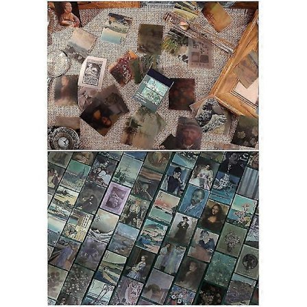 366 Sivua Fantasia Vintage Mini Scrapbooking Korttiaskartelu Journaling Diy Kraft Retro Kirjoituspaperi Ca