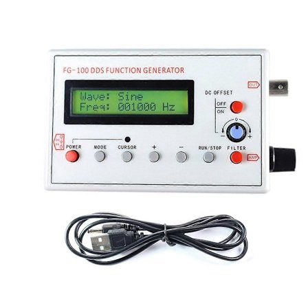 FG-100 DDS Toimintosignaalin generaattori Taajuuslaskuri 1Hz - 500KHz Moduuli Sini+Neliö+Kolmio+Saha