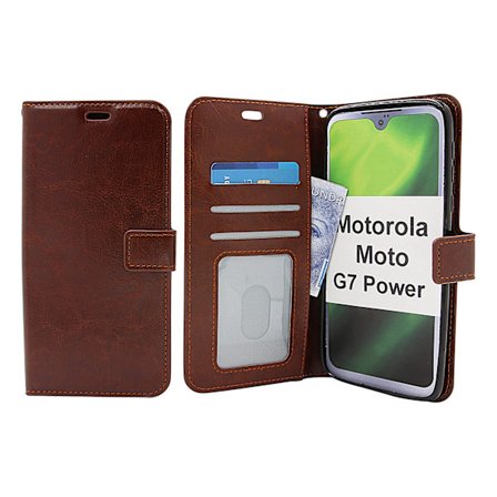 Crazy Horse Wallet Motorola Moto G7 Power