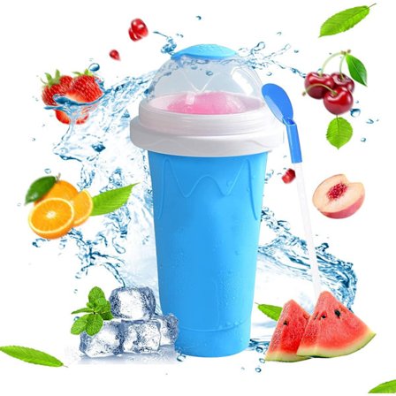 Knåda Frys Smoothie Cup Summer Slush Cup (blå)