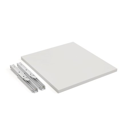 Folding flap for mobile lectern, 400x450 mm, white