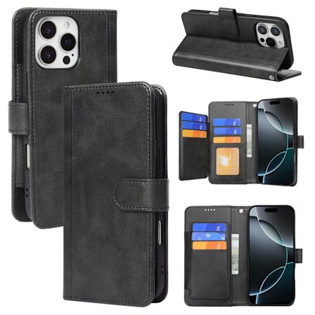 Samsung Galaxy A56 5G/A36 5G/SC-547/SCG34 PU Læder Telefon Cover Wallet Sort