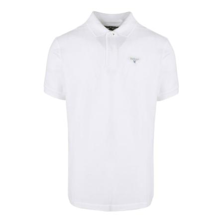 Barbour, Sports Polo Wit, Heren, Maat:XL
