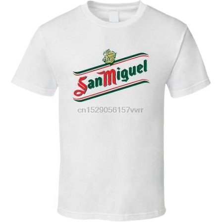 "Herr San Miguel Öl Dryck Logotyp T-shirt Storlek S-3XL TT2981"