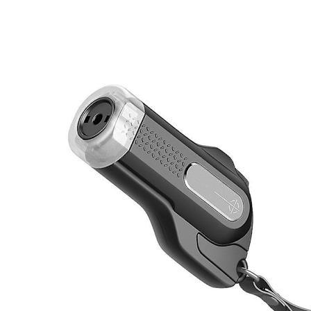 Nyckelring Glasbrytare och Säkerhetsbältesklippare, 2-i-1 Nödklippverktyg för Bil, Svart