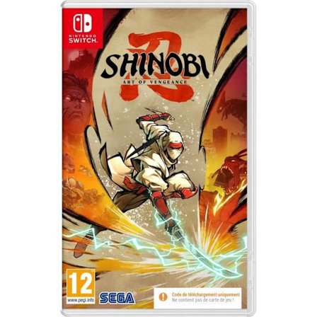 Shinobi: Art of Veneance - Nintendo Switch-spel - Kod i en låda