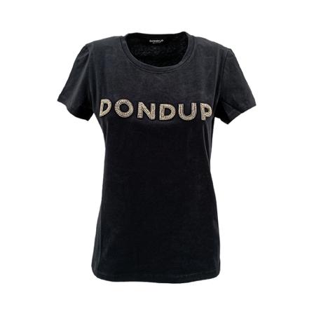 Dondup T-Shirts Sort, Dame
