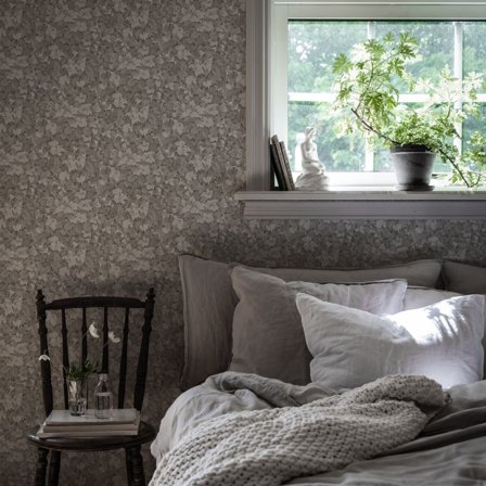 Duro Lilla Dockekulla 524-01 Tapet Gammelsvenska Klassiker 1850-1950 Grå, Färg & tapeter