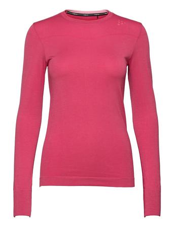 Fuseknit Comfort Rn Ls Pink Craft
